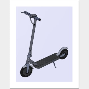 Awesome electric scooter Posters and Art